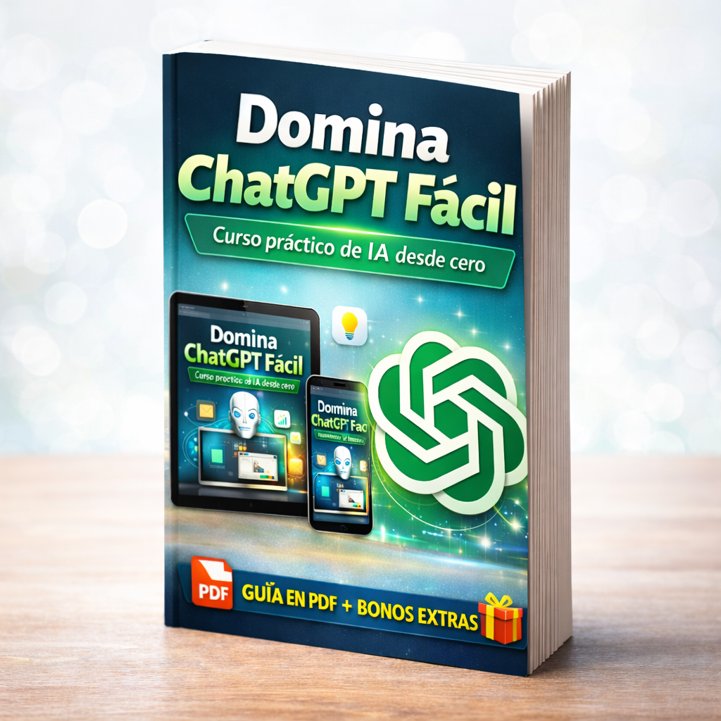 Domina ChatGPT Fácil: curso práctico de IA desde cero